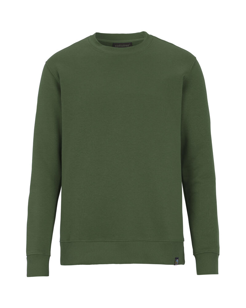COTTOVER KEY CREW NECK UNISEX, GRØNN