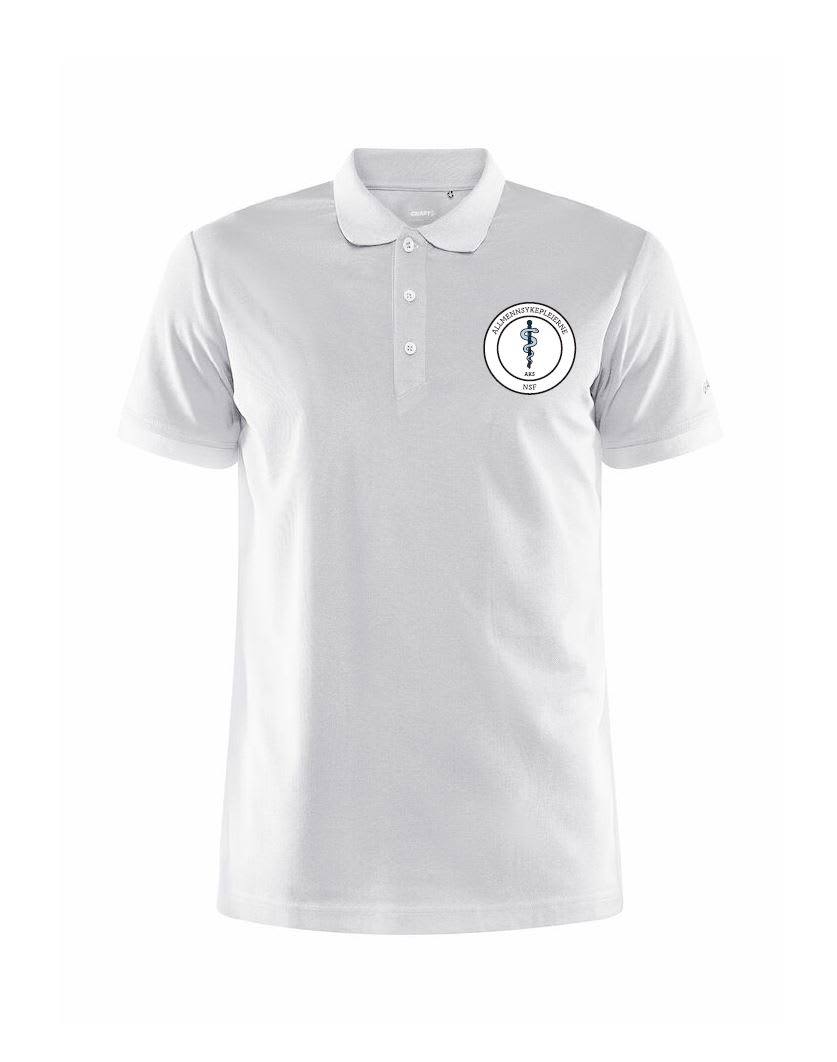 AS CRAFT UNIFY POLO SHIRT PIQUE HVIT