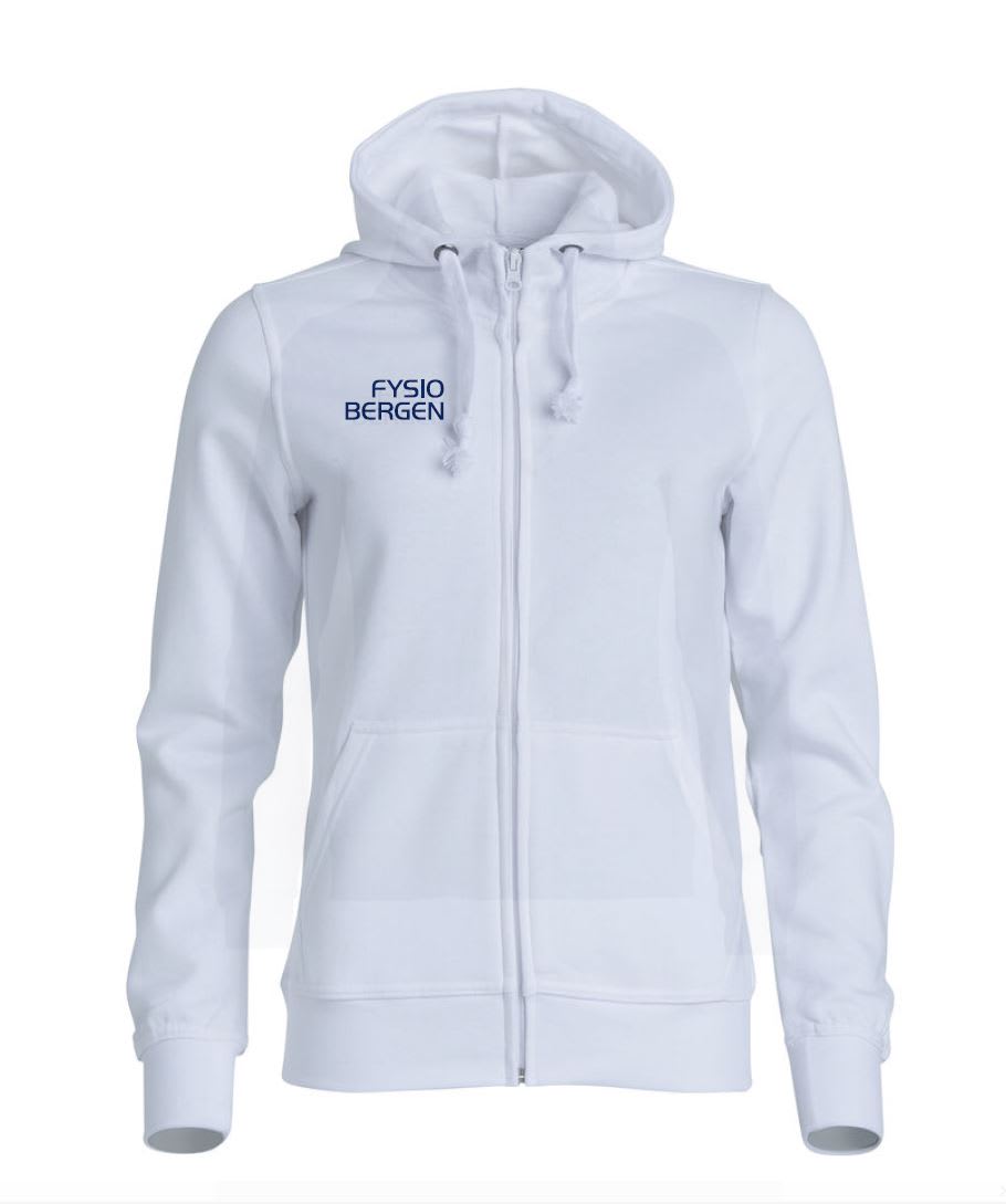 FYSIO BERGEN CLIQUE HETTEJAKKE, DAME HVIT