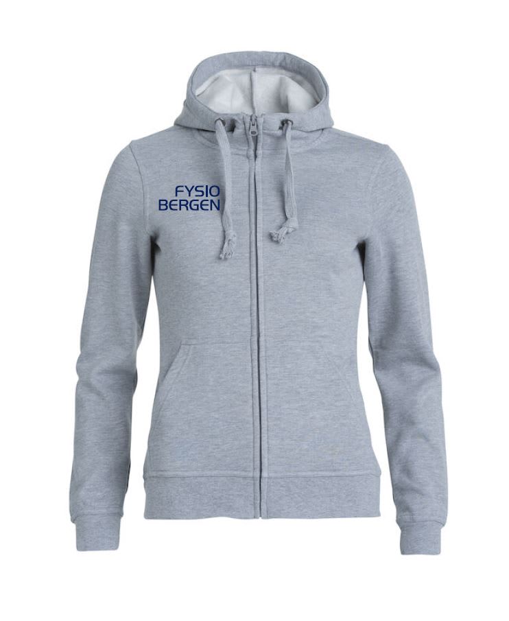 FYSIO BERGEN CLIQUE HETTEJAKKE, DAME GRÅ