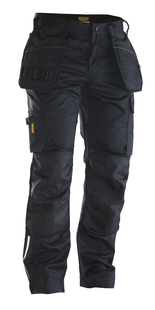 JOBMAN HÅNDVERKBUKSE STERTCH, SORT
