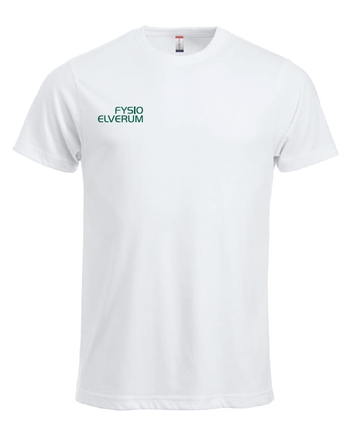 FYSIO ELVERUM CLIQUE NEW CLASSIC T-SHIRT HVIT