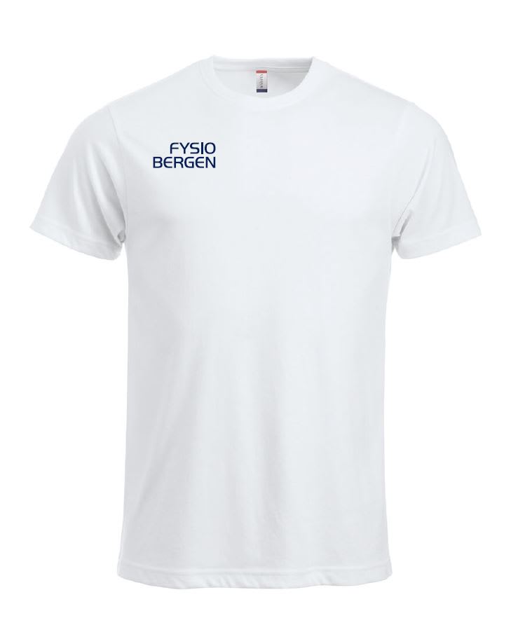 FYSIO BERGEN CLIQUE NEW CLASSIC T-SHIRT HVIT