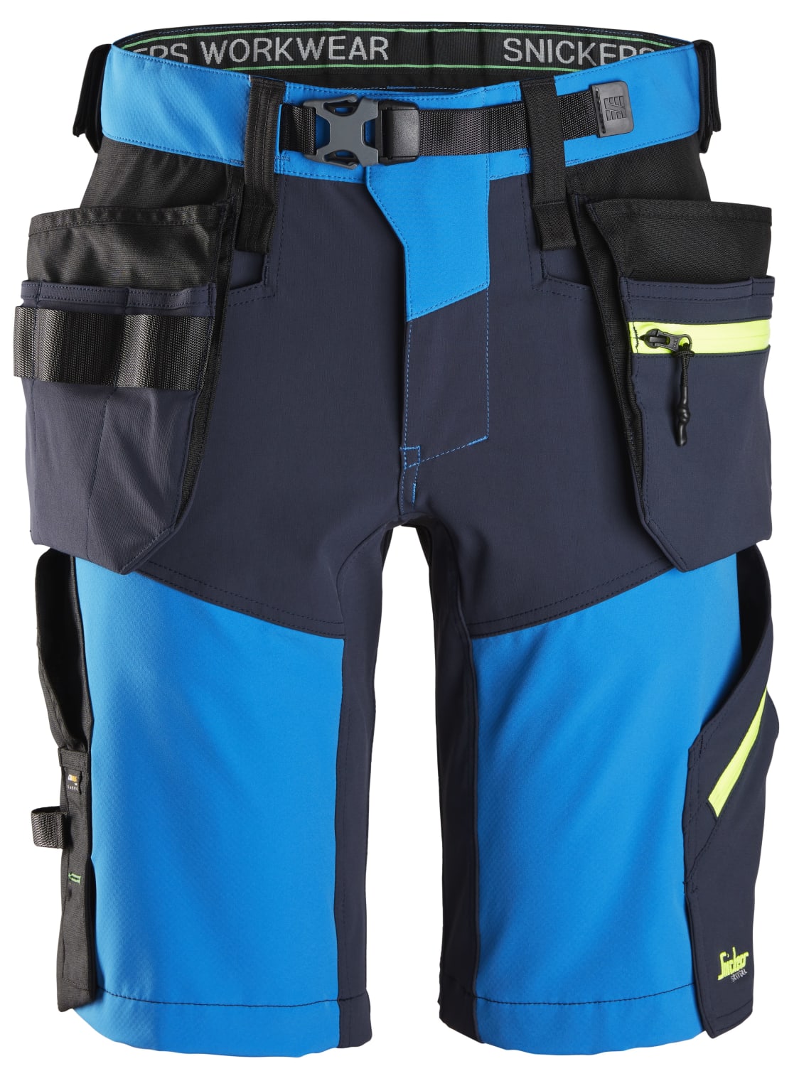 SNICKERS SOFTSHELL STRETCHSHORTS, BLÅ