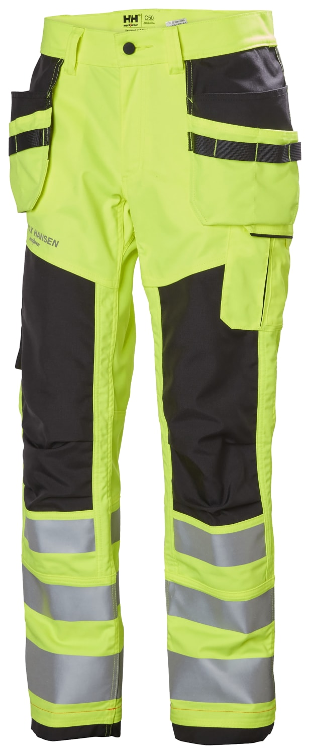 HELLY HANSEN 77423 WW ALNA 2.0 HÅNDVERKSBUKSE, HI-VIS