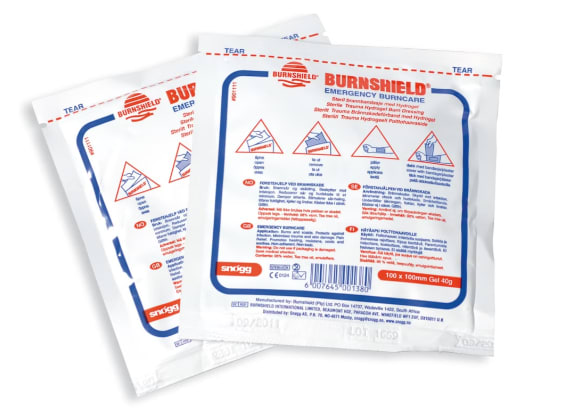 BURNSHIELD BRANNBANDASJE 10X10CM