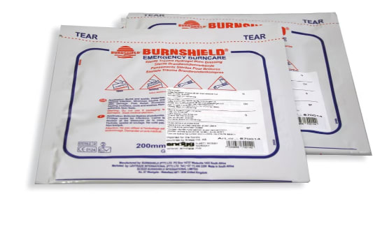 BURNSHIELD BRANNBANDASJE 20X20CM