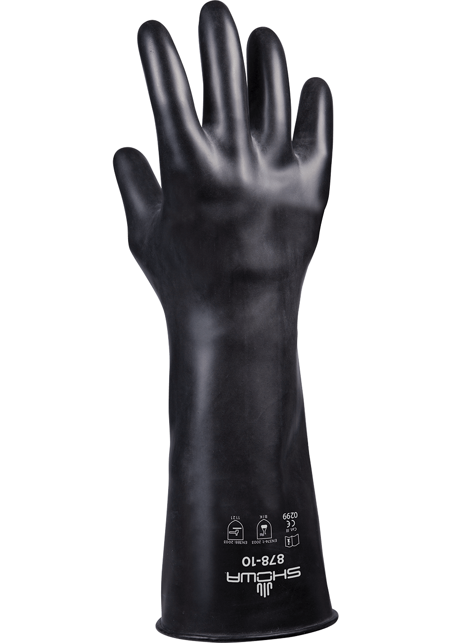 SHOWA BUTYLHANSKE, 35 CM LANG, 0,70 MM TYKK