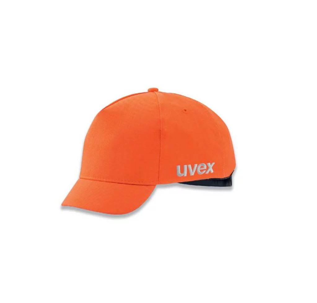 UVEX U CAP SPORT HI-VIZ BUMP CAP, ORANGE