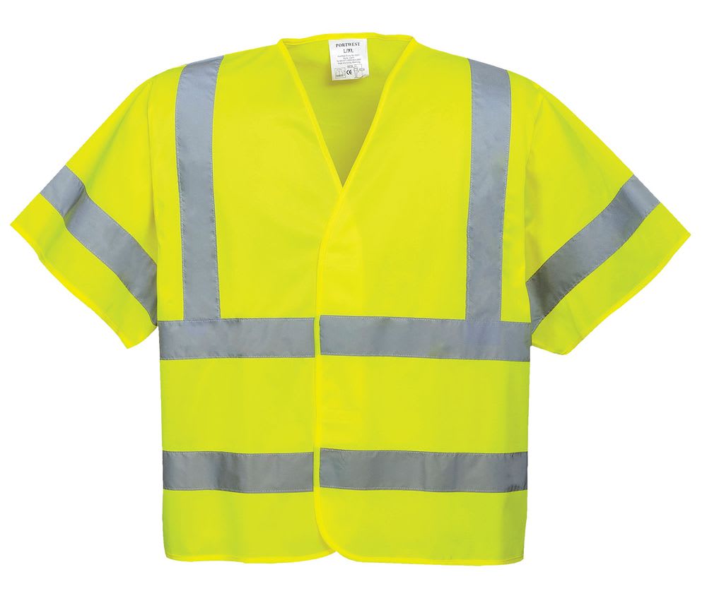 PORTWEST KORTERMET VEST, GUL, KL.3