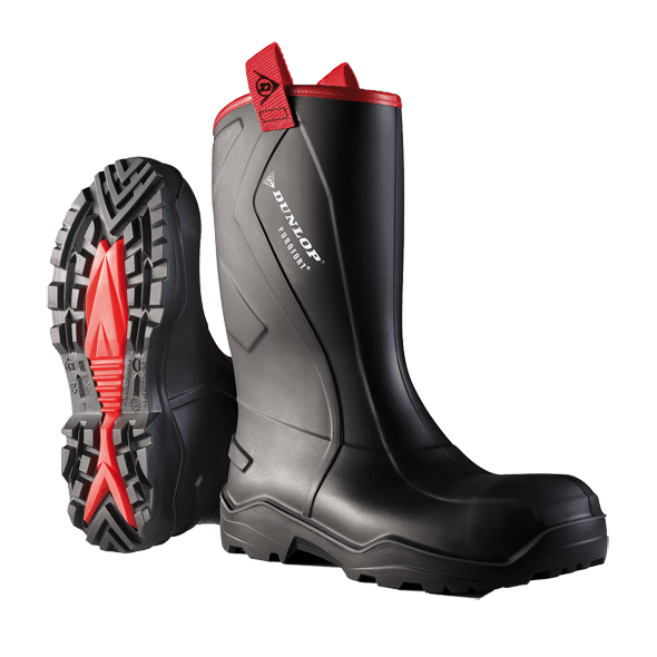 DUNLOP FORET HÅNDVERKSSTØVEL, SORT