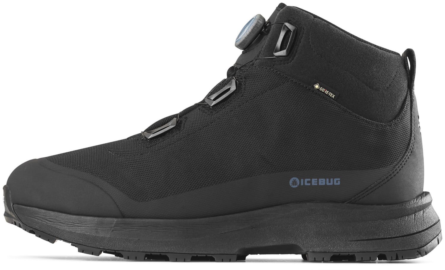 ICEBUG STRAVE BUGRIP GTX HERRE, SORT