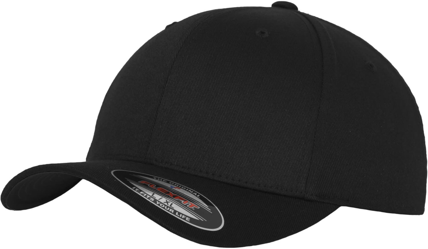 FLEXFIT WOOLY COMBED, SORT