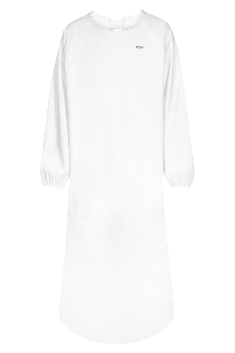 LYNGSØE KITTEL M/ARMER TIL MATVAREINDUSTRI, HVIT, STR.L