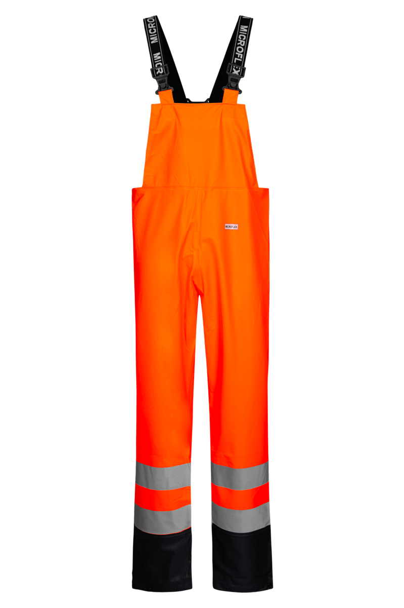 LYNGSØE PU-REGNBUKSE ORANGE/MARINE