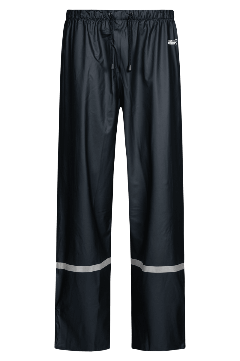 LYNGSØE REGNBUKSE I PU, SORT FARGE