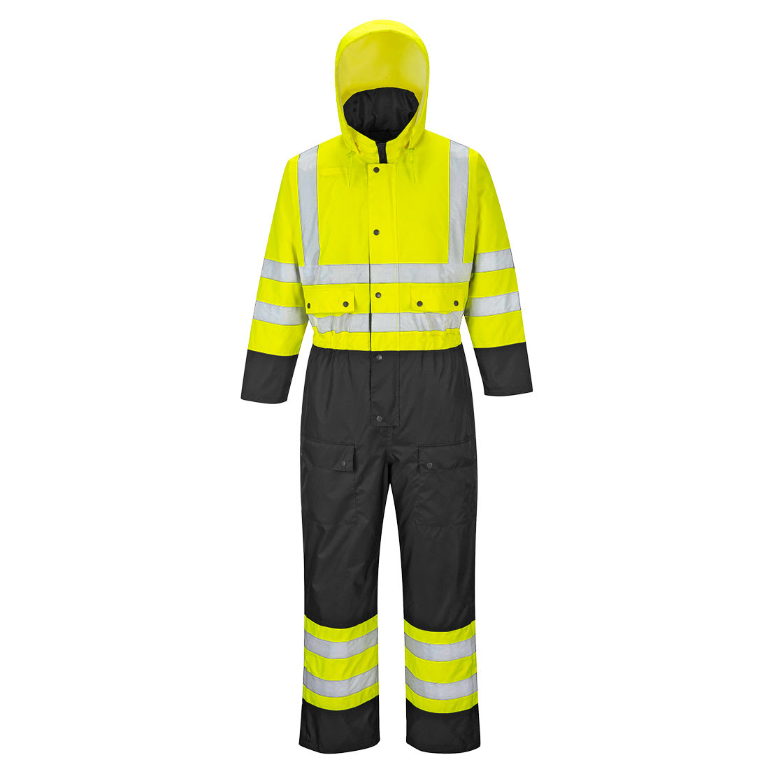 PORTWEST FORET KJELEDRESS GUL/SORT, KL.3