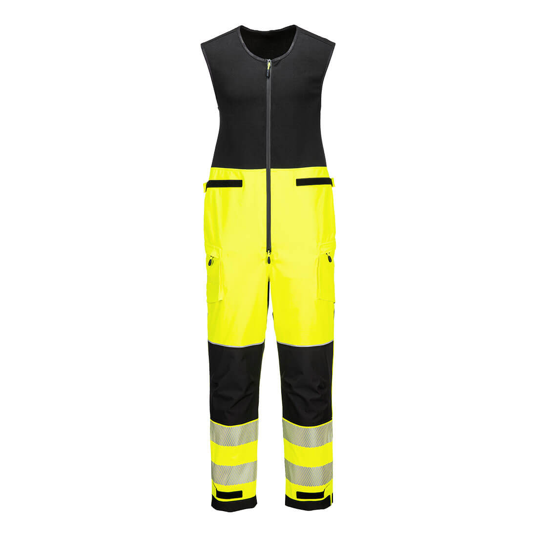 PORTWEST PW3 HI-VIS SALOPETTE (3L), GUL/SORT