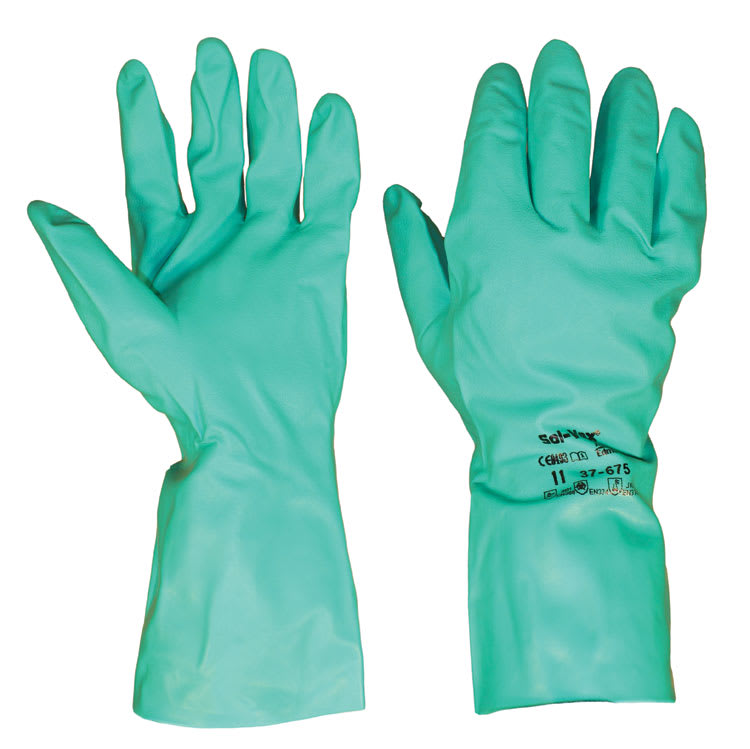 NITRILHANSKE GRØNN 0,38 MM TYKK