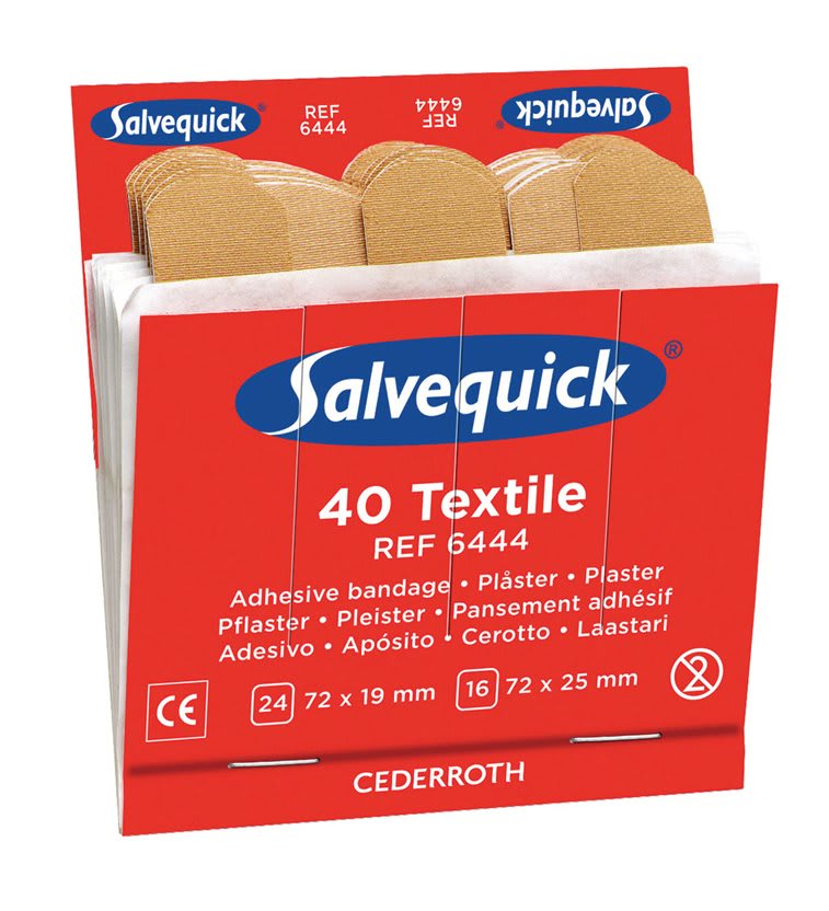 SNØGG TEXTILPLASTER ESKE A 6 INNSATSER - 6444
