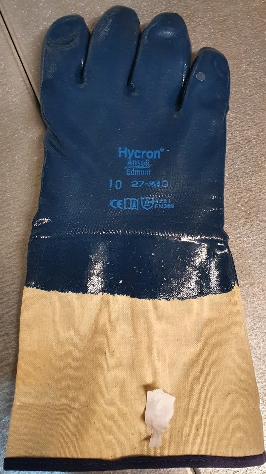 HYCRON NITRILHANSKE M/LANG MANSJETT