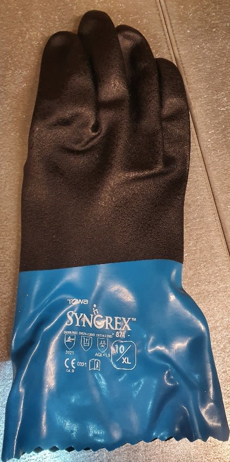 SYNCREX PVC/NITRILEHANSKE, SØMLØS