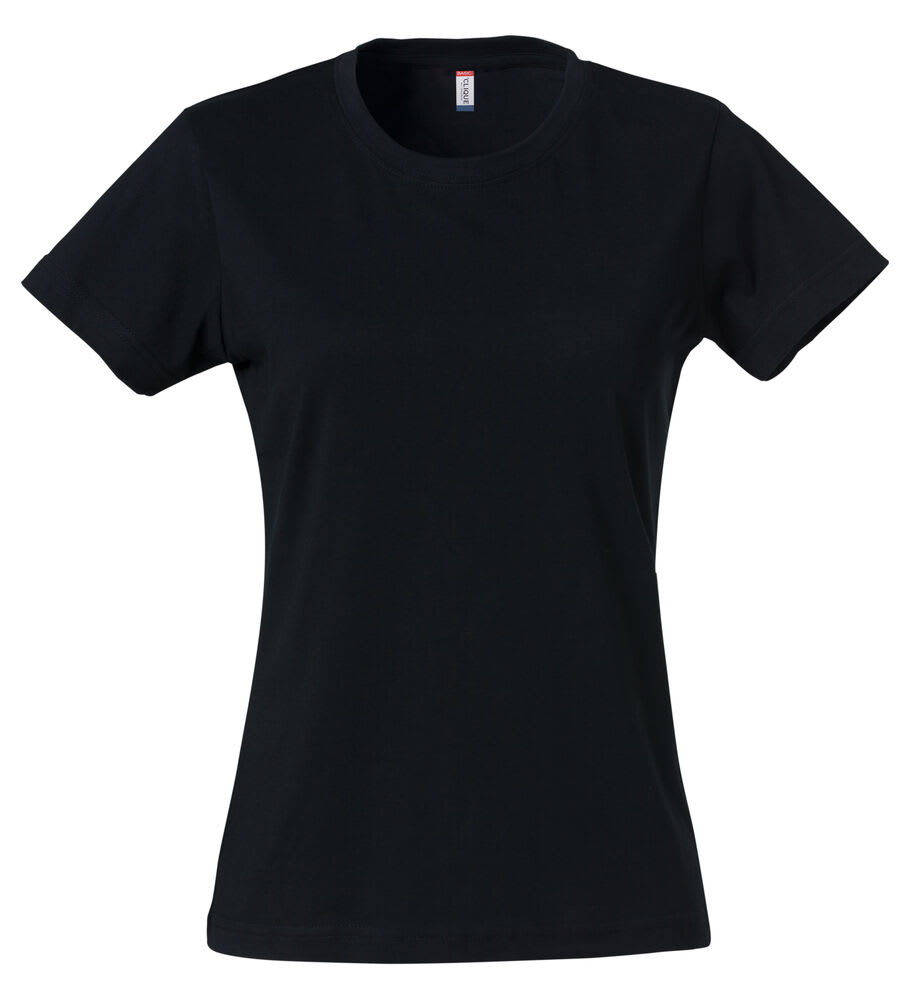 CLIQUE BASIC T-SKJORTE DAME, SORT