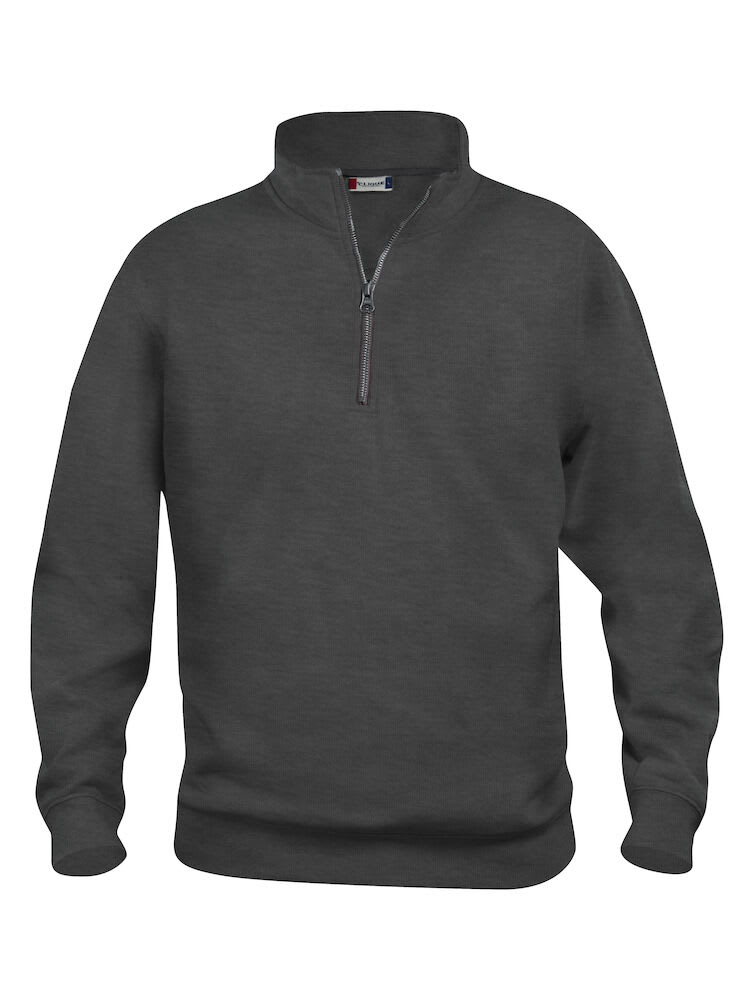 CLIQUE GENSER MED ZIP, ANTHRACITE MELANGE