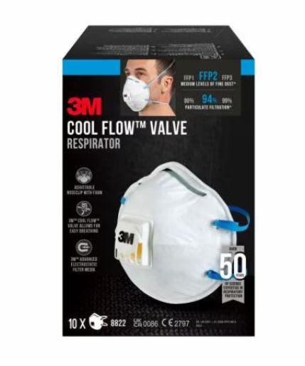 3M STØVMASKE, 10 PK