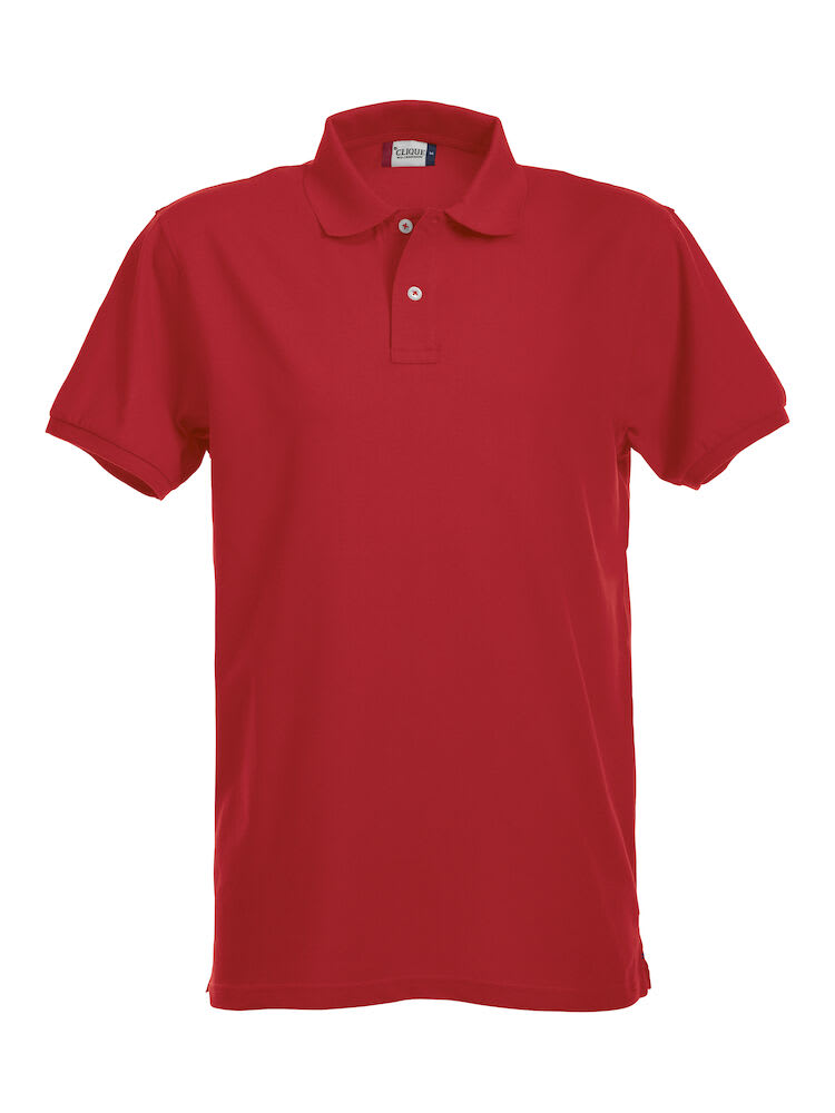 CLIQUE STRETCH PREMIUM POLO, RØD