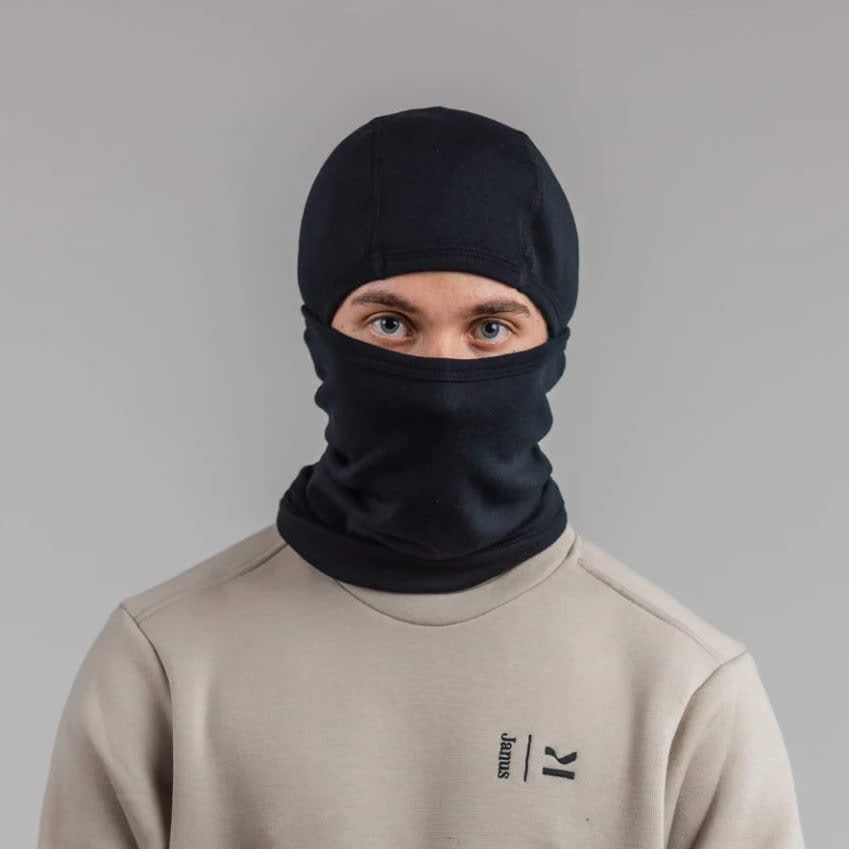 JANUS BALACLAVA I 100% MERINOULL, SORT