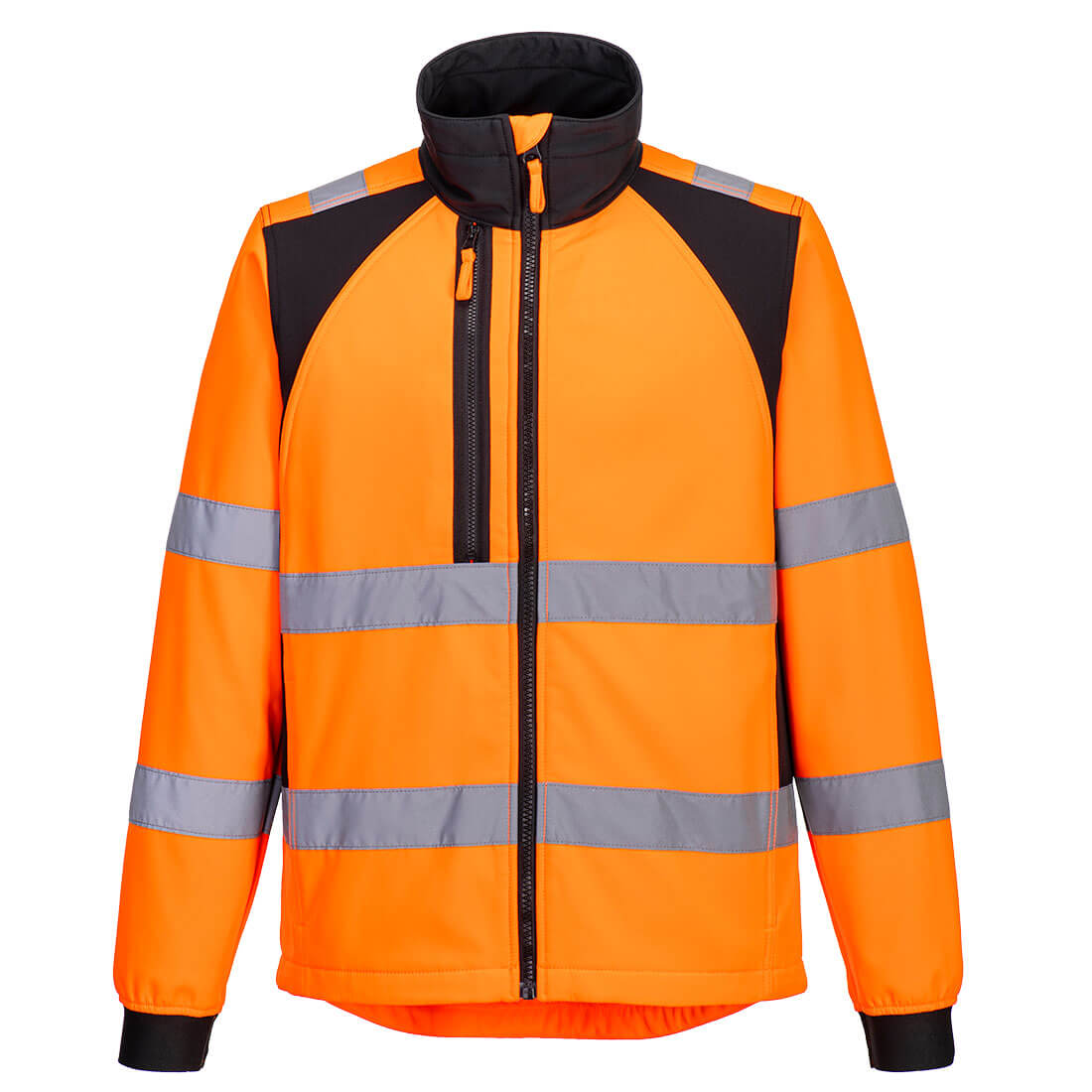 PORTWEST WX2 ECO HI-VIS SOFTSHELL (2L), ORANGE