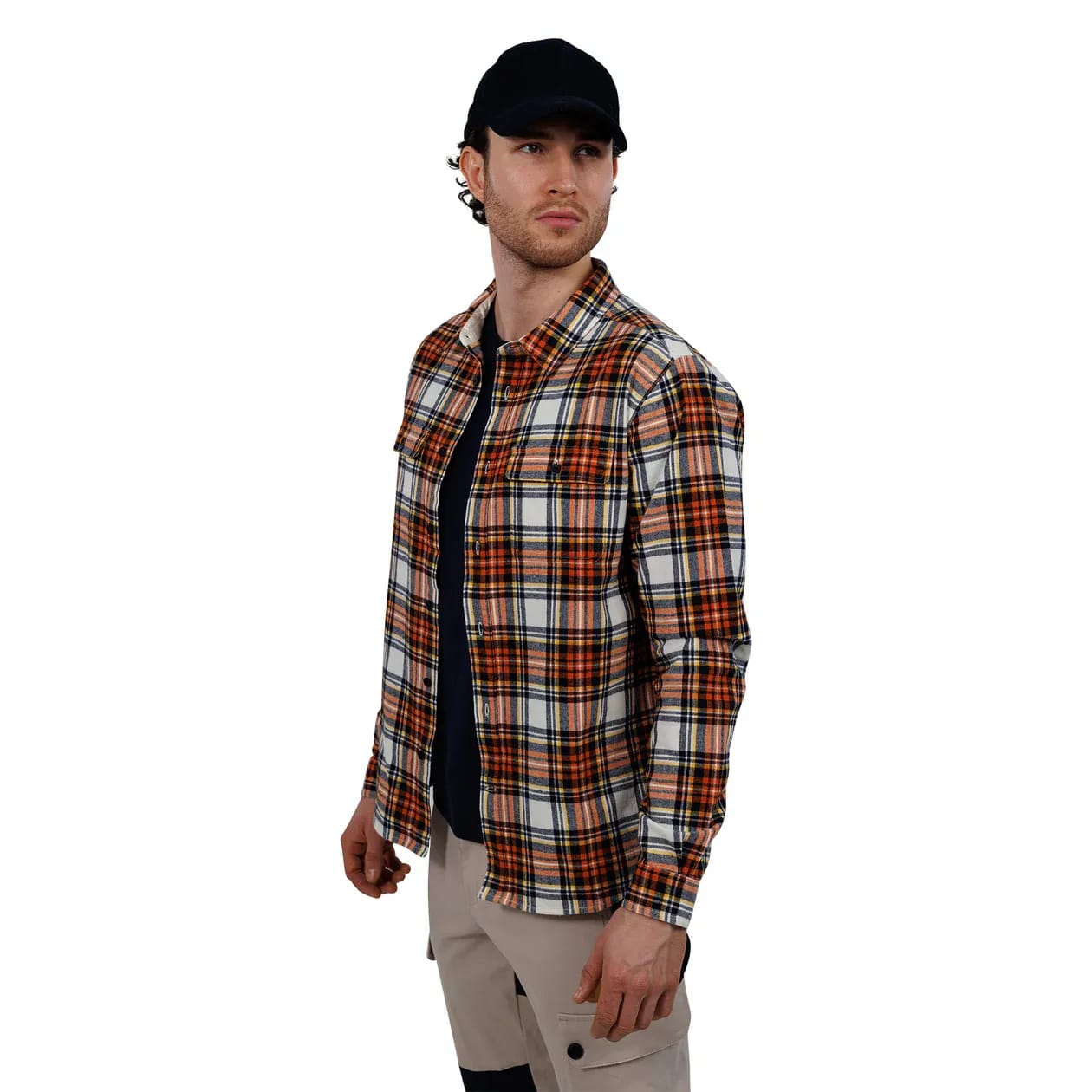 TUFTE HAWK M SHIRT, ORANGE