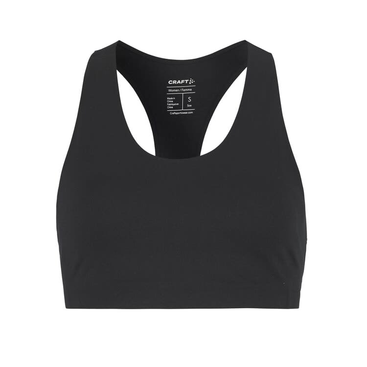 CRAFT COLLECTIVE PADDED SPORTS BRA W, SORT