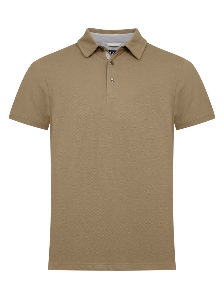 CUTTER & BUCK ADVANTAGE PREMIUM POLO MEN, KHAKI