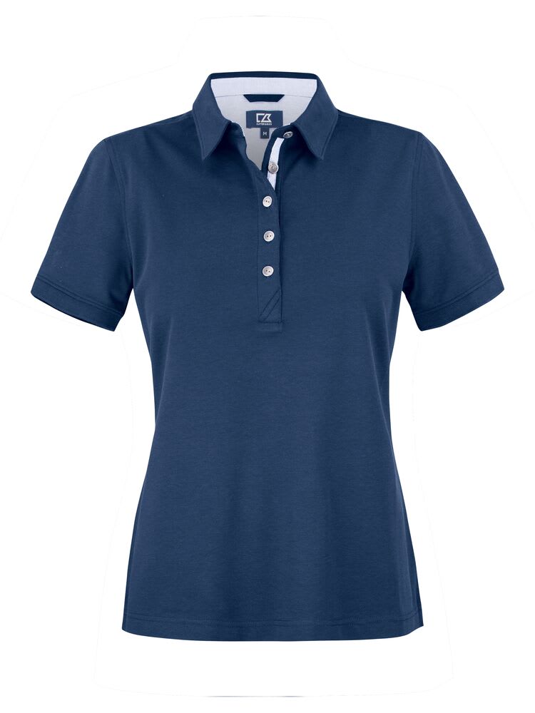 CUTTER & BUCK ADVANTAGE PREMIUM POLO LADIES, DARK NAVY