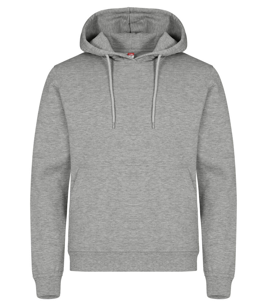 CLIQUE MIAMI HOODY, GREY MELANGE