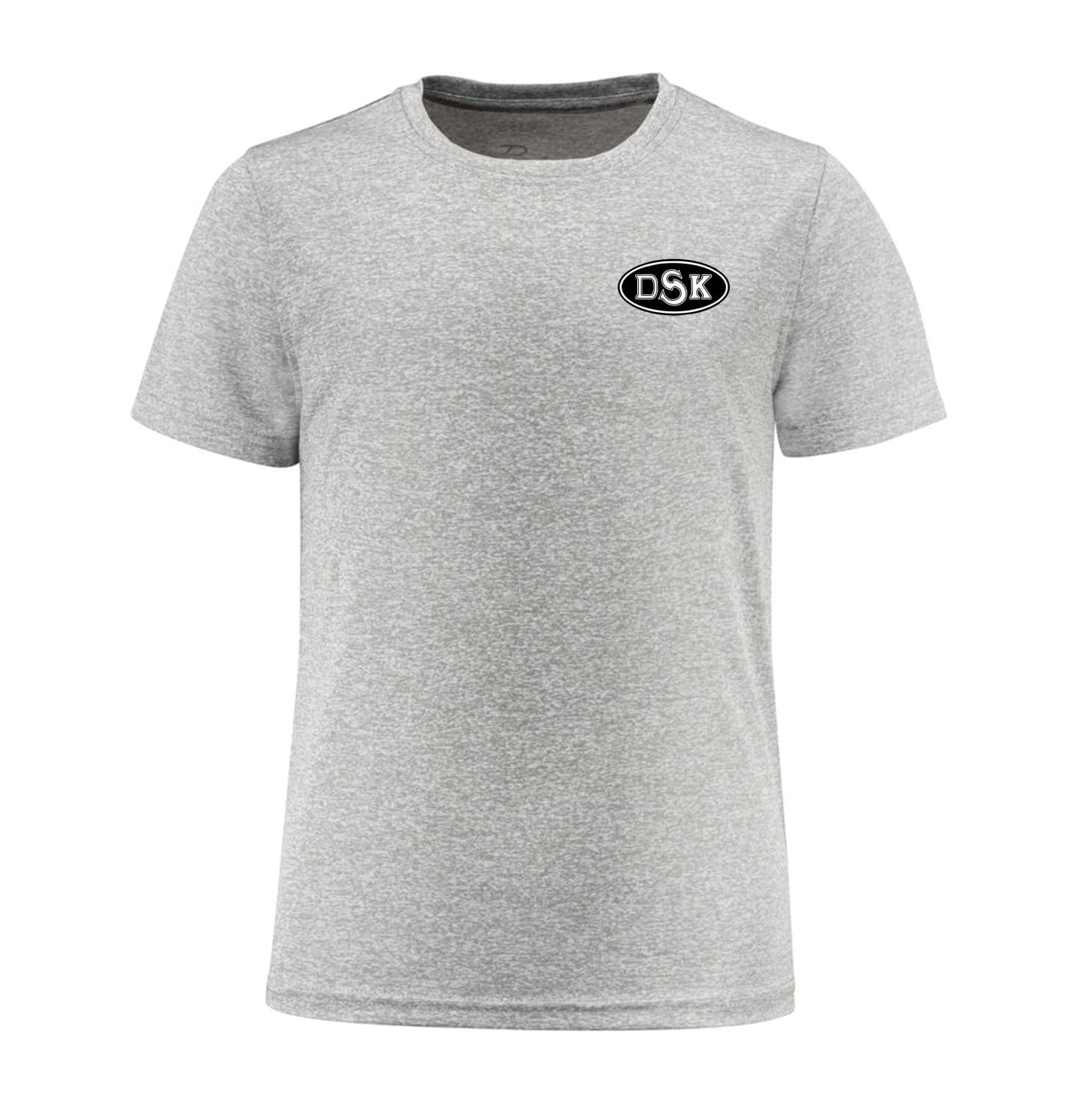 PRINTER RUN JUNIOR ACTIVE T-SHIRT, GRÅ