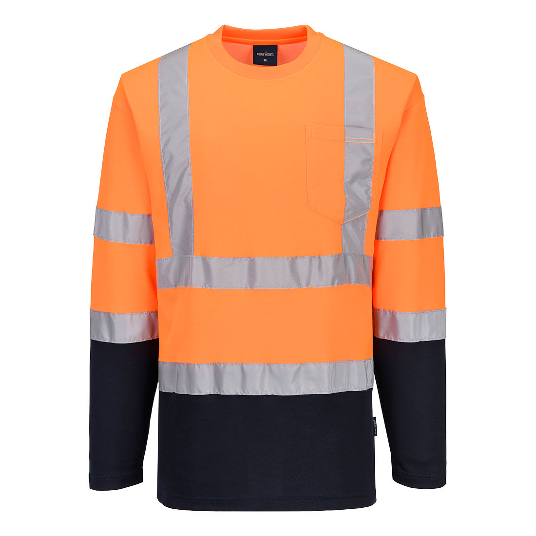 PORTWEST TOFARGET LANGERMET COTTON COMFORT POLO, ORANGE