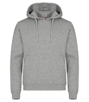 CLIQUE MIAMI HOODY, GREY MELANGE