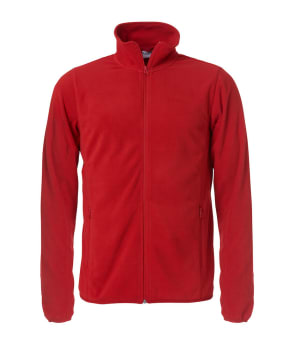 CLIQUE BASIC MICRO FLEECE JAKKE, RØD