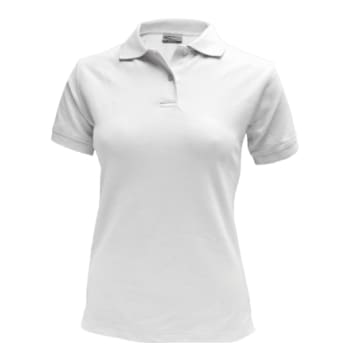 ST. LOUIS POLO DAME HVIT