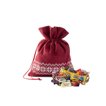 JULENS FAVORITTMIX MED SPOR AV NØTTER, 900G, INK LOGO