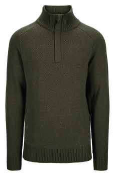 TUFTE ROBIN LOW HALF-ZIP, OLIVE NIGHT/VETIVER