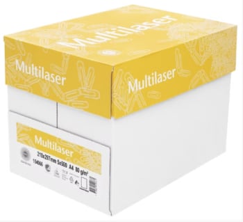 MULTILASER KOPIPAPIR - A4 - 80G - LØSPAKKET