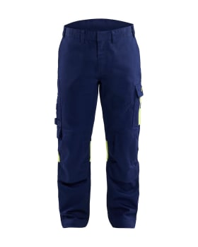BLÅKLÆDER SVEISEBUKSE, MARINE/GUL