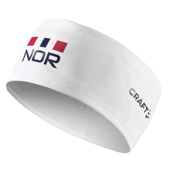 NOR ZONE THERMAL HEADBAND, HVIT