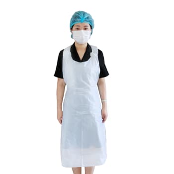 ENGANGSFORKLE I LDPE, 40MY, 90X160, HVIT (50STK I PAKKE)