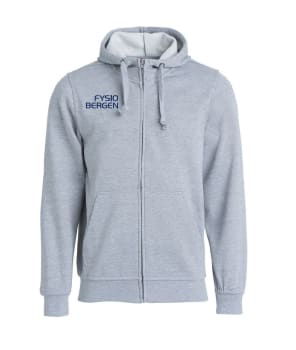 FYSIO BERGEN CLIQUE HETTEJAKKE, GRÅ