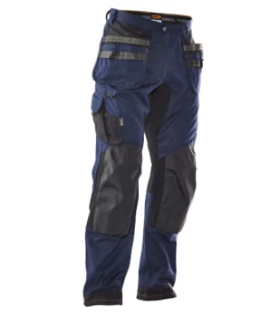 JOBMAN 2164 HÅNDVERKSBUKSE STRETCH BLÅ